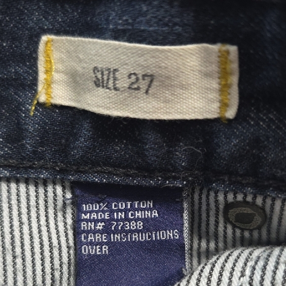 Madewell Blue Jean Shorts Distressed Cut-Off Style Size 27 - Picture 3 of 3